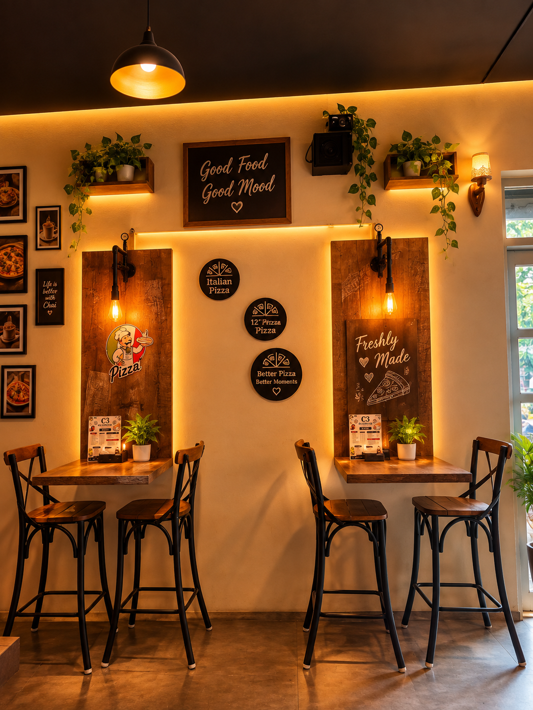 Chai Chowk Cafe Real Interior at MM PG College Fatehabad
